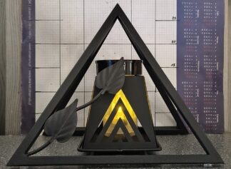 SOLAR ZA PRYZMAT LIŚĆ CZARNY