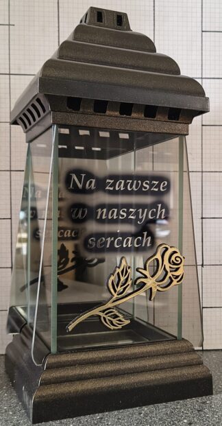 KAPLICZKA TRAPEZ MAŁY NAPIS
