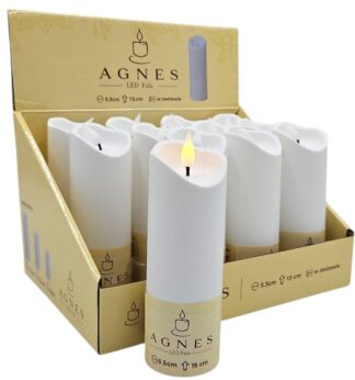 ŚWIECA LED AGNES FALA 15