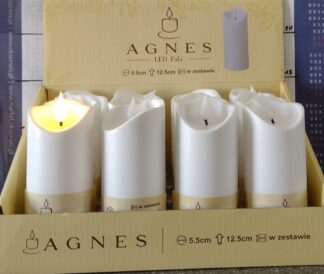 ŚWIECA LED AGNES FALA 12,5