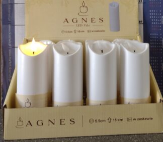 ŚWIECA LED AGNES FALA 15