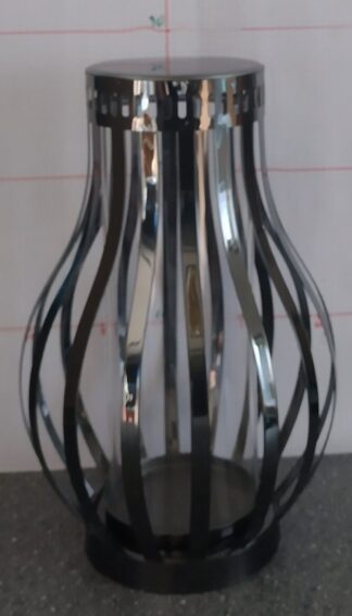 LAMPION METAL GRUSZKA GRAFIT